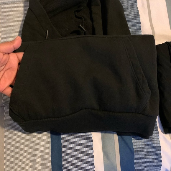 VS PINK BLACK CAMPUS HOODED PULLOVER SET - Picture 6 of 8